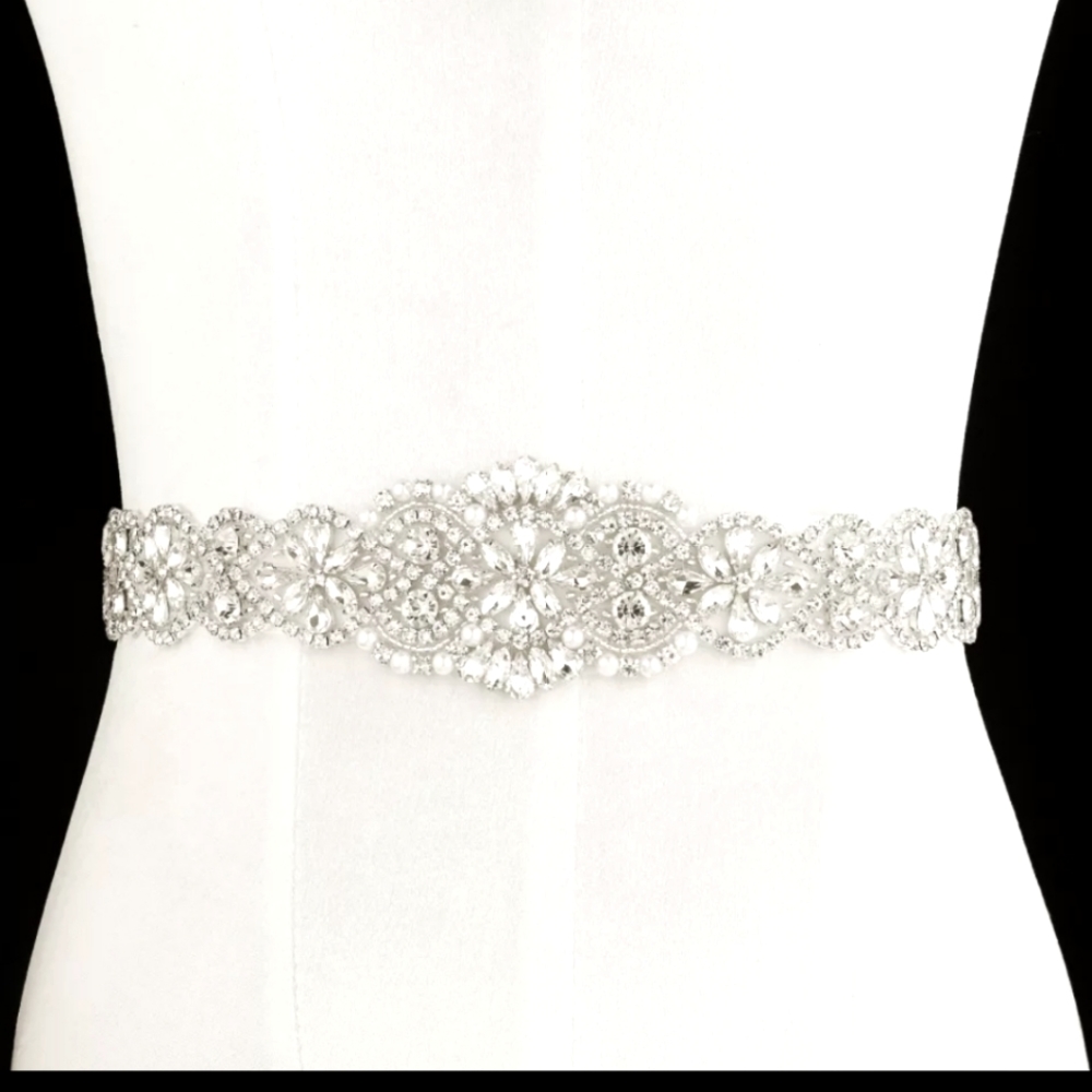 Rhinestones bridal belt (wedding)